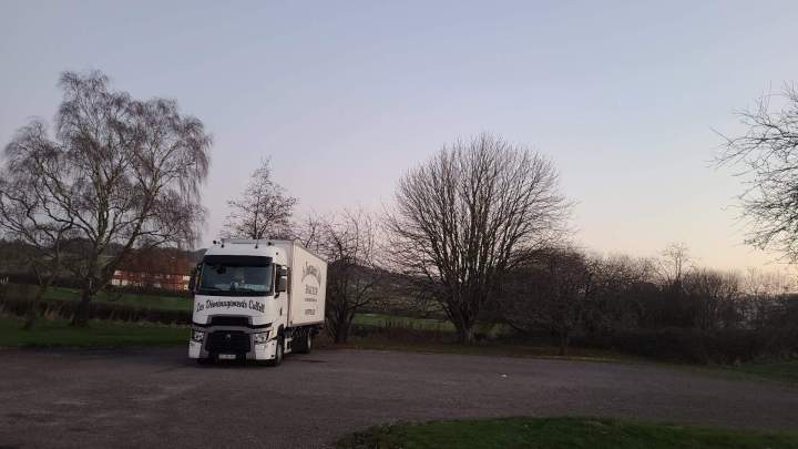 Camion intervenant en Angleterre Montpellier